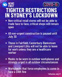 Stronger restrictions for sydney as gladys berejiklian flags lockdown extension. Gm0heu1hbymtm