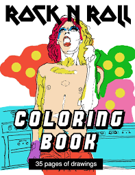 Check out some of our favorite rock roll coloring pages. Amazon Com Rock N Roll Coloring Book 9781545501078 House Robert Books