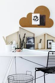 Tableau De Liege Nuage Et Etageres Maison Bureaux Travail Work Organisation Desk Organizer Workplace Office Home Office Design Home Office Space Decor