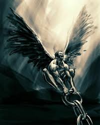 Angel Pulling Chain Pic Fallen Angel Angel Demon Tattoo Fallen Angel Tattoo