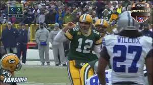 Packers Aaron Rodgers Shouts New York Bozo Before The Snap Vs Cowboys Youtube