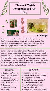 Skincare Mencuci Wajah Menggunakan Air Teh Perawatan Kulit Produk Perawatan Kulit Alami Perawatan Kulit Alami