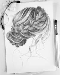 My First Drawing In 2019 Happy New Year Eyeryone Artsrealism Sketch Sketches Realistic Hair Drawing Hair Sketch Art Drawings Sketches Simple
