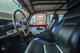 Interior Of Our Latest 1972 Classic Ford Bronco Restoration Coyote 5 0 Engine Overdrive Transmission Wilwood Disc Bra Ford Bronco Classic Bronco Early Bronco