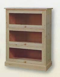 Oak Mission Barrister Bookcase 38 W X 50 H X 17 D