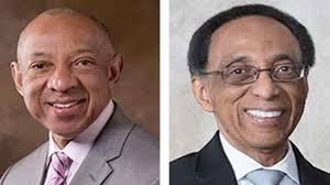 U of A alumni Gerald Alley and Troy Alley, MAI will visit the campus April  3-6 as the co-recipients of the 2023 Arkansas Alumni Association Johnson  Fellowship.