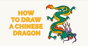 How to draw a chinese dragon. How To Draw A Chinese Dragon Easy Drawing Guides