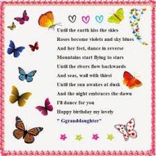 Granddaughter Poems For Birthday Wishes Birthday Poems Granddaughter Quotes Grandaughter Birthday Quotes
