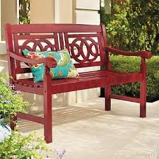 Amalfi Bench Grandin Road Outdoor Furniture Design Bench Bench Cushions