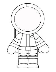 Printable Template For The Astronaut Mini Book Craft Space Preschool Astronaut Craft Space Classroom