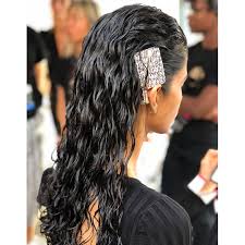 Thinking of getting a bob? The Wet Hair Look Is The Beauty Trend We Saw Everywhere At Fashion Week Behindthechair Com