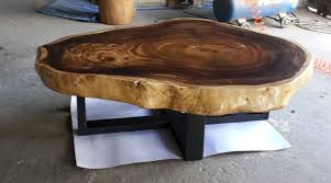 Solid acacia wood with a burnished finish. Live Edge Coffee Table Acacia Wood Live Edge Reclaimed Solid Slab By Flowbkk On Etsy Coffee Table Wood Round Coffee Table