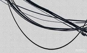 I can't tell you how many homes i've seen where a stretch picture wire between the hooks and secure well. Hanging Cables Photobash Royalty Free Reference Photos For Artists