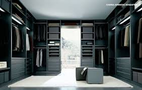 The perfect storage solution for any space, shop a wide selection of armoire wardrobes from the industry's leading brands at luxedecor. Black White Walk In Closet Design Interior Made From Solid Dark Wood Cool Black White Interior Design Ideas Walk In Closet Design Closet Design Closet Designs