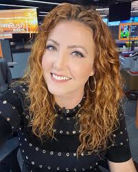 My natural waves/curls made their on-air debut today! They are ... um ...  poofy. 😂