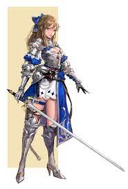Maybe you would like to learn more about one of these? Girl Knight2 Ma Jo On Artstation At Https Www Artstation Com Artwork Oozaz Female Knight Character Art Fantasy Girl