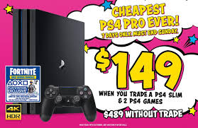 If you find any broken links, please report to us at: Eb Games Australia On Twitter Now Is The Time To Pick Up A Playstation 4 Pro Console At Its Cheapest Price Ever When You Trade In A Ps4 Slim Console And 2