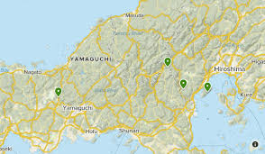 Japan yamaguchi prefecture location map.svg 572 × 444; Iwakuni Japan Falls List Alltrails