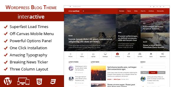 MyThemeShop Interactive WordPress Theme