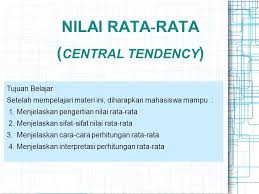 We did not find results for: Nilai Rata Rata Central Tendency Ppt Download