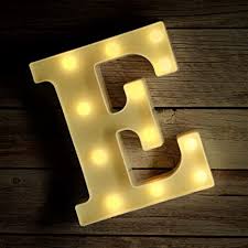 A fun new way for interactive play with the alphabet. Amazon Com Novelty Place Alphabet Light Marquee Letters Sign With Shining Bulbs Standing Night Lamp For Wedding Home Party Bar Decor Battery Powered Warm White Letter E Home Kitchen
