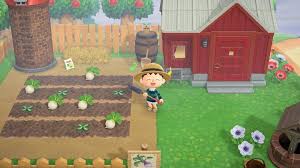I Thought Kid Cat S House Looked Like A Barn So I Built A Turnip Farm Around It Animalcrossing In 2020 Barn Animals Animal Crossing Cat S