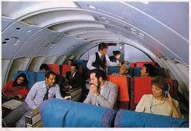 Air India 747 First Class Upper Deck Air India Vintage Airlines Aircraft Interiors