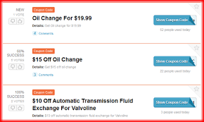 Valvoline Oil Change Coupons Oil Change Coupons Oils