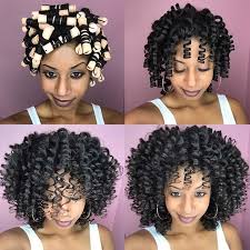 Decided To Give The Beige Color Perm Rod A Try Perm Rod Sets Actually Helped Me To Retain A Natural Hair Rod Set Roller Set Hairstyles Natural Hair Perm Rods