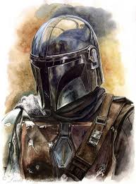 The Mandalorian By Slightlymadart On Deviantart Star Wars Poster Star Wars Drawings Star Wars Art
