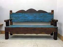 The fresno bench emphasizes comfort with the warm materials of solid wood and wool. Rustic Furniture Nz Rustic Furniture Mexican Furniture Rustic Furniture Diy