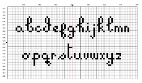 Small cursive cross stitch alphabet patterns. Simple Cross Stitch Font 2 Cross Stitch Fonts Simple Cross Stitch Cross Stitch Alphabet Patterns