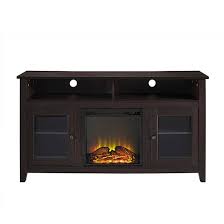 Electric fireplace inserts, whether for a retrofit or to upgrade an existing system, are an excellent choice for either masonry fireplaces or a new build. Walker Edison Tall Fireplace Cabinet Tv Stand For Most Flat Panel Tvs Up To 65 Espresso Bb58fp18hbes Best Buy