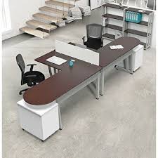 2 Person Desk You Ll Love In 2021 Visualhunt The desk has a matching chair and the two side boxes match the chair's upholstery. 2 person desk you ll love in 2021
