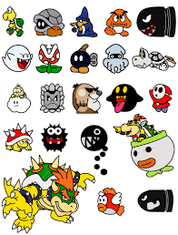super mario 3d land doodles created by benja it8bit art coloriage ordinateur disney