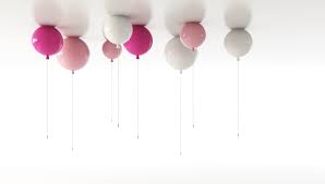 Once your long piece has all the balloons you want on it, raise it up to the ceiling. Balloon Ceiling Lights