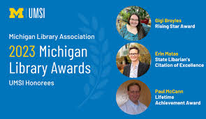 UMSI student and alumni shine at 2023 Michigan Library Awards