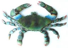 Homes throughout coastal regions often feature beachy decor to complement an oceanic vibe. Blue Crab Nautical Wall Hanging Metal Art Tropical Decor Garden Art Metal Wall Decor Coastal Decor Outdoor K7066 Outdoor Metal Art Outdoor Metal Wall Decor Tropical Wall Decor