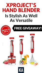 Black And Decker Blender Replacement Parts Canada Xproject S Hand Blender Is Stylish As Well As Versatile Contests Sweepstakes Giveaway Contest Hand Blender