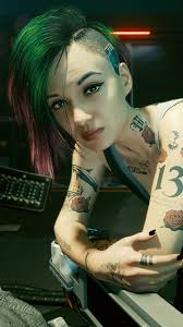Cyberpunk 2077 Judy Alvarez Tattoo Hd 4k Wallpaper 8 2186 Judy alvarez cyberpunk 2077 commission. cyberpunk 2077 judy alvarez tattoo hd