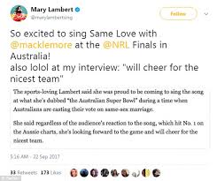 Tony Abbott Calls Macklemore To Drop Gay Anthem From Nrl