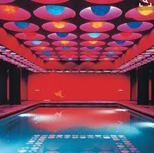 Verner Panton S Neon Pool Is Practically Meant For An Aquatic Disco Party Completed In 1969 The Spiegel Publishing House In Hamb Disco Party Neon Indoor Pool