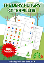 This was an awesome retelling tool for the children! The Very Hungry Caterpillar Worksheets Free Printables The Happy Housewife Home Schooling