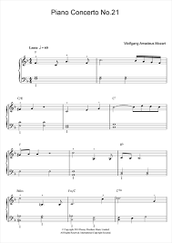 Maybe you would like to learn more about one of these? Wolfgang Amadeus Mozart Piano Concerto No 21 In C Major Second Movement Sheet Music Pdf Notes Chords Classical Score Easy Piano Download Printable Sku 103898
