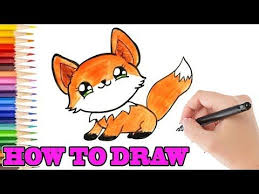 How To Draw A Kawaii Fox Drawing Tutorial Cute Kawaii Tekenen Leer Tekenen