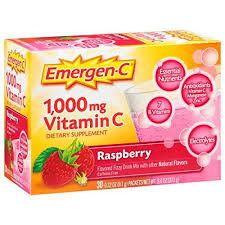 Each sachet contains 1000 mg of vitamin c and other minerals, flavored in. Emergen C 30 Count Raspberry Flavor Dietary Supplement Drink Mix Wi Good Day Living