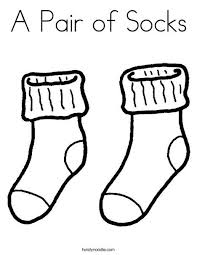 A Pair Of Socks Coloring Page Dr Seuss Activities Dr Seuss Preschool Dr Seuss Crafts