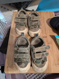 Twin little boys size 5 shoes Worn some, but have lots of life left $5 a  pair or $10 for both