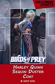 Harley Quinn Birds Of Prey Sequin Jacket Pin On Harley Quinn Shop