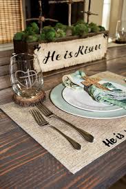 Finally, decorate with a bow. Rustic Easter Decorations With Diy Christ Centered Easter Napkin Rings Leap Of Faith Crafting